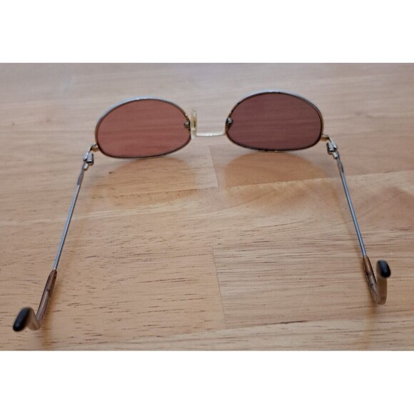 Catherine Deneuve Eyeglasses Frames CD-118 BRN 135 Gold/Pink Oval Flex Hinge - Picture 4 of 12